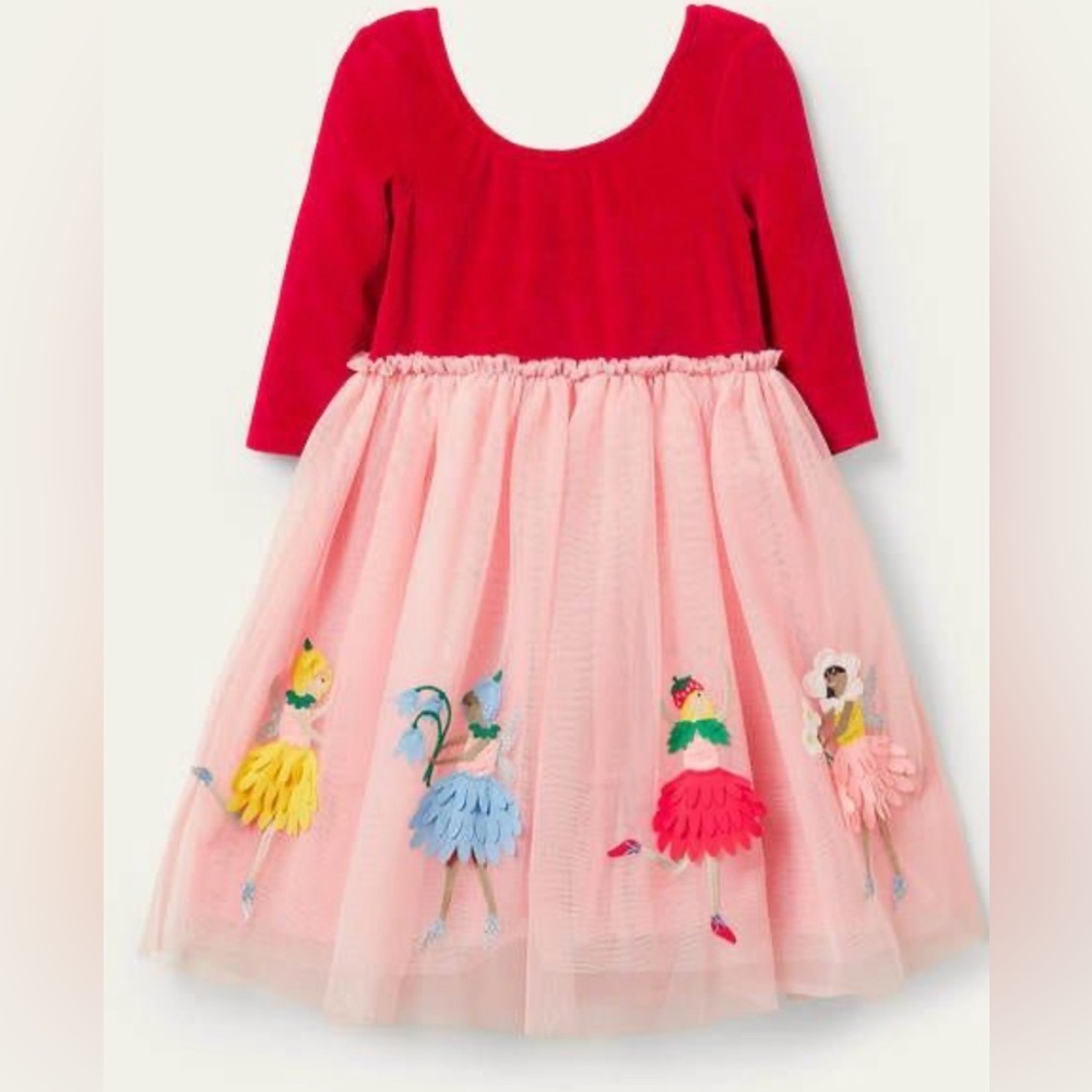 Mini Boden holiday dress with fairies